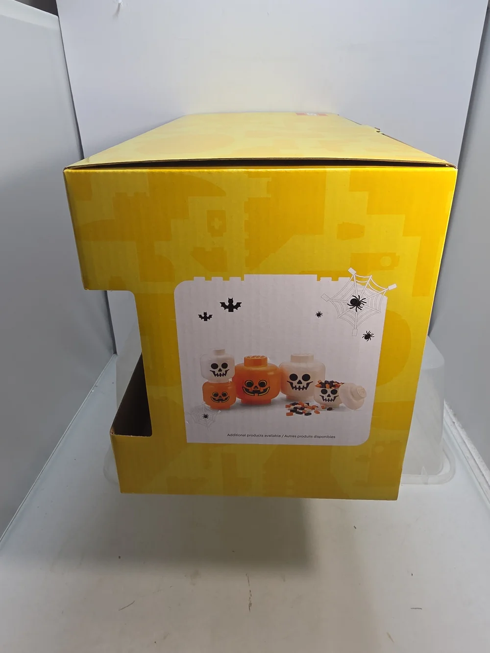 LEGO Halloween Edition Small Storage Heads Ghost Jack O' Lantern 2-Piece Set New